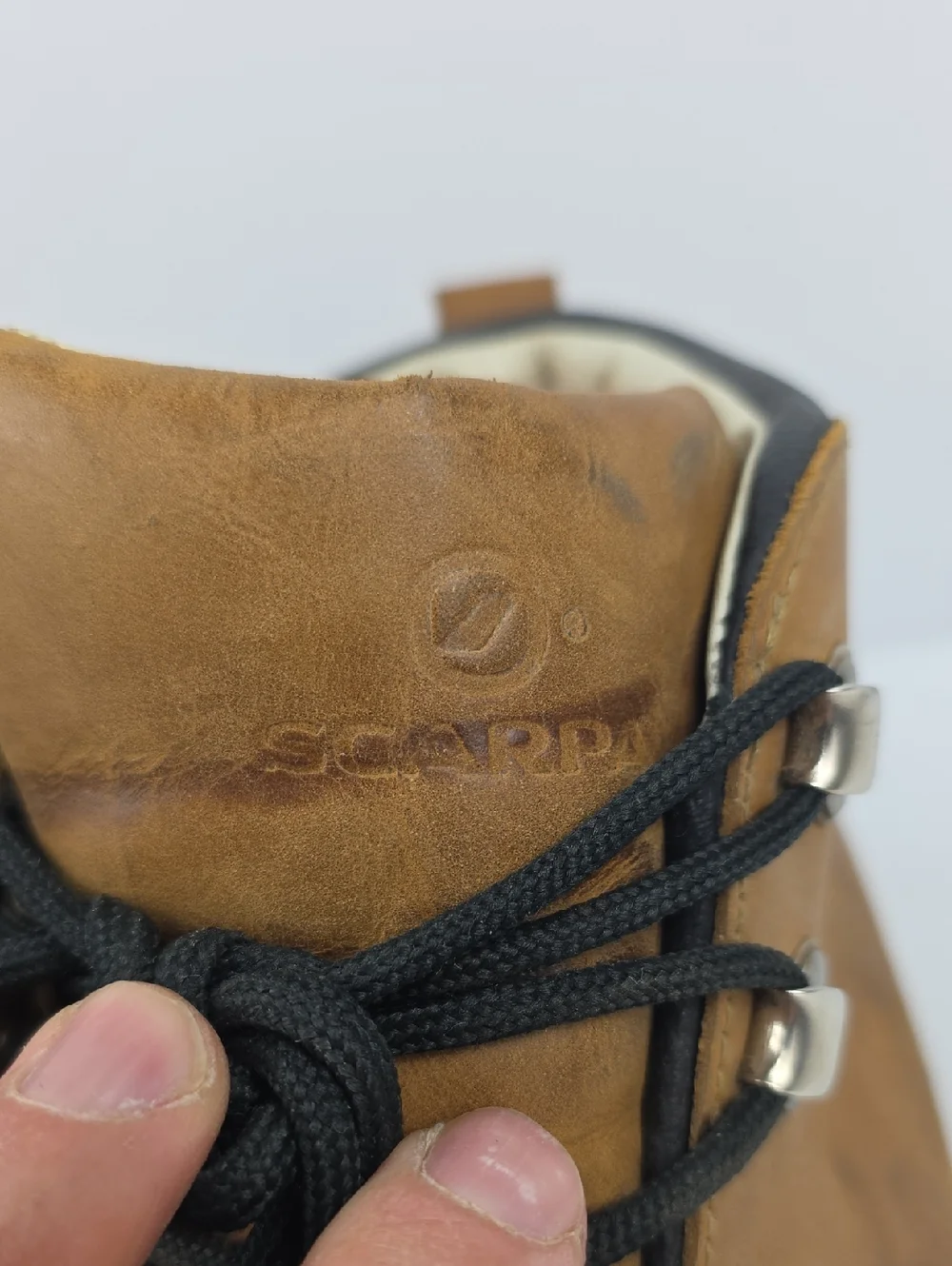 Scarpa Prime X Lite Tan Leather Men's Hiking Boots Size 11